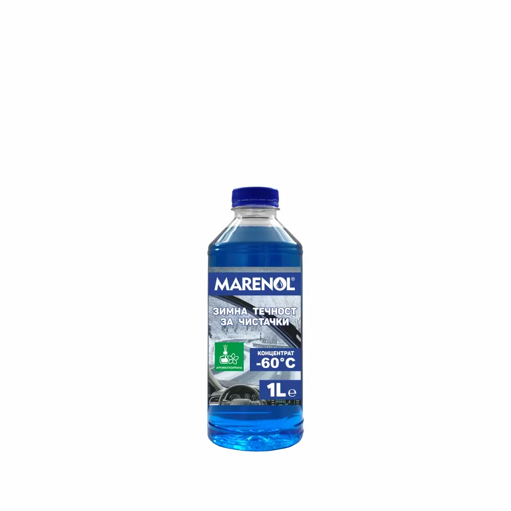 ПОДАРЪК Зимна течност за чистачки Marenol /-60/ 1л.