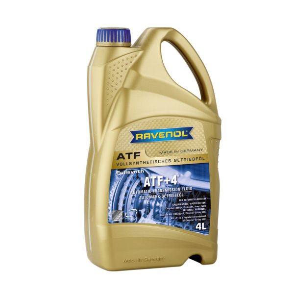 Трансмисионно масло RAVENOL ATF+4 Fluid 4 л.