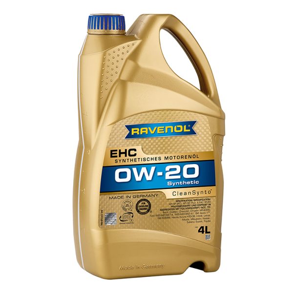 Моторно масло RAVENOL EHC 0W-20 4 л.