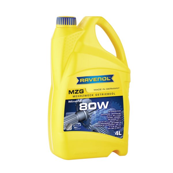 Трансмисионно масло RAVENOL Getriebeoel MZG SAE 80 GL 4 4 л.