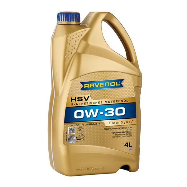 Моторно масло RAVENOL HSV 0W-30 4 л.