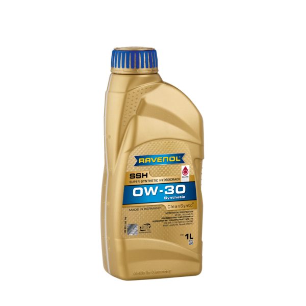 Моторно масло RAVENOL Super Synthetic Hydrocrack SSH 0W-30 1 л.