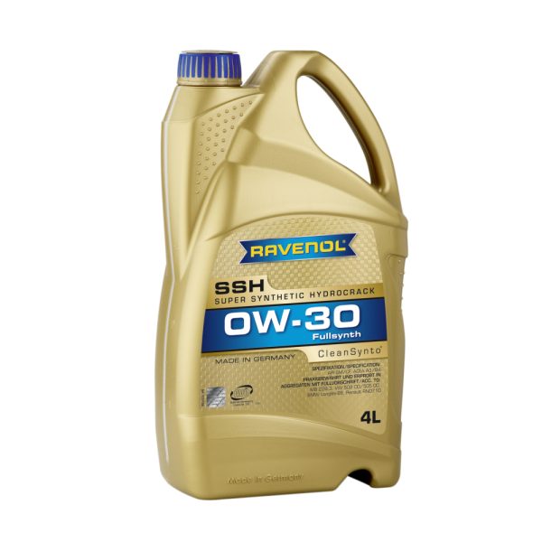 Моторно масло RAVENOL Super Synthetic Hydrocrack SSH 0W-30 4 л.