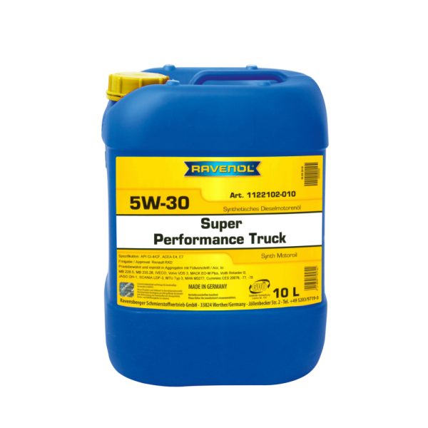 Моторно масло RAVENOL Super Performance Truck 5W-30 10 л.