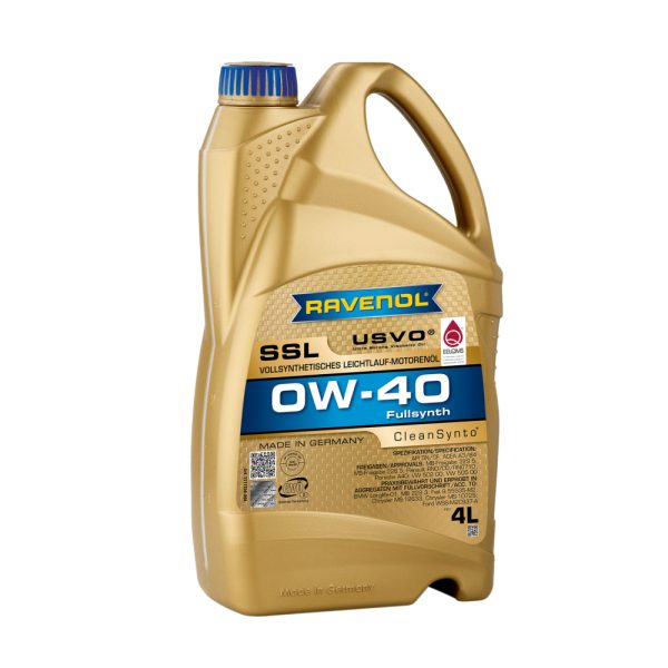 Моторно масло RAVENOL Super Synthetik Ol SSL 0W-40 4 л.