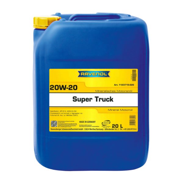 Моторно масло RAVENOL Super Truck 20W-20 20 л.