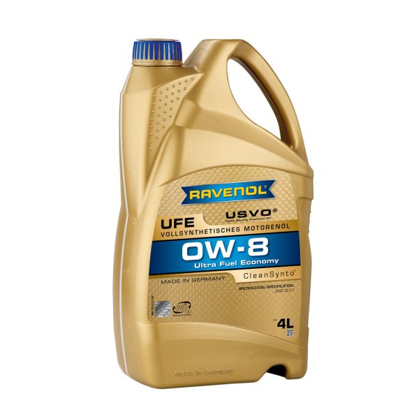 Моторно масло RAVENOL UFE Ultra Fuel Economy 0W-8 4 л.