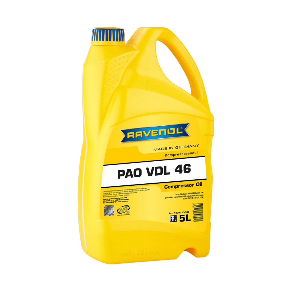 ravenol-vdl-46-5l Компресорно масло RAVENOL Kompressorenoel VDL 46 5 л. - Image 1