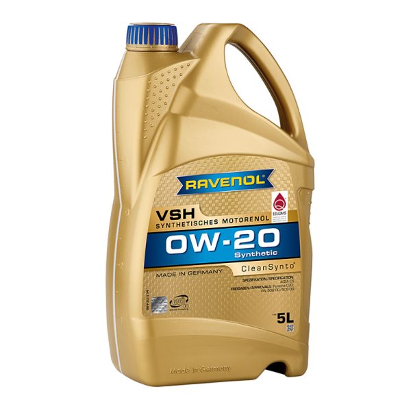 Моторно масло RAVENOL VSH 0W-20 5 л.