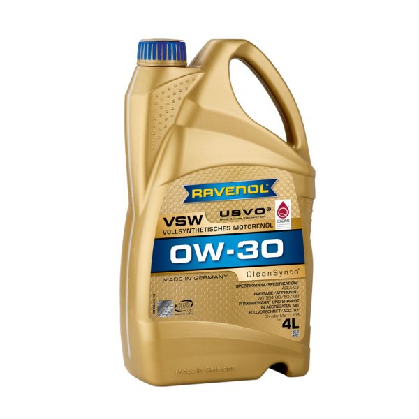 Моторно масло RAVENOL VSW 0W-30 4 л.