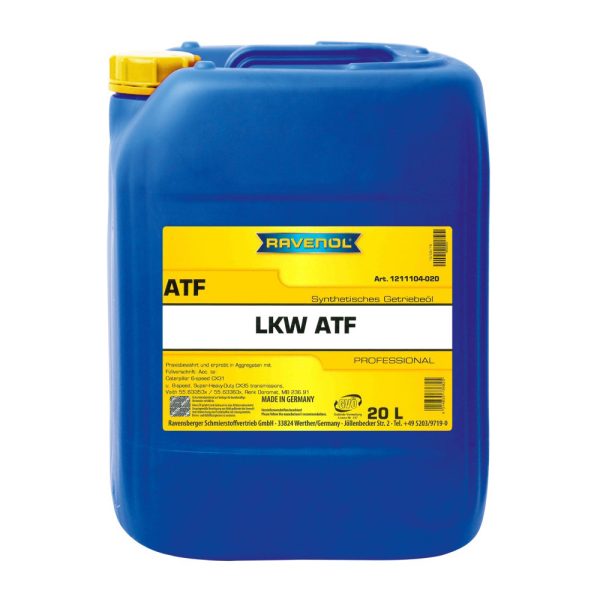Трансмисионно масло RAVENOL LKW ATF Synthetik 20 л.