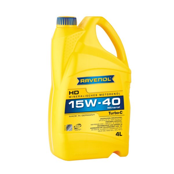Моторно масло RAVENOL Turbo-C HD-C 15W-40 4 л.