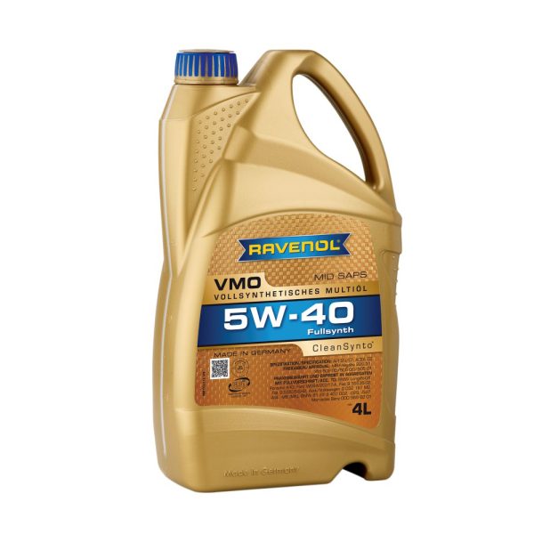 Моторно масло RAVENOL VMO 5W-40 4 л.