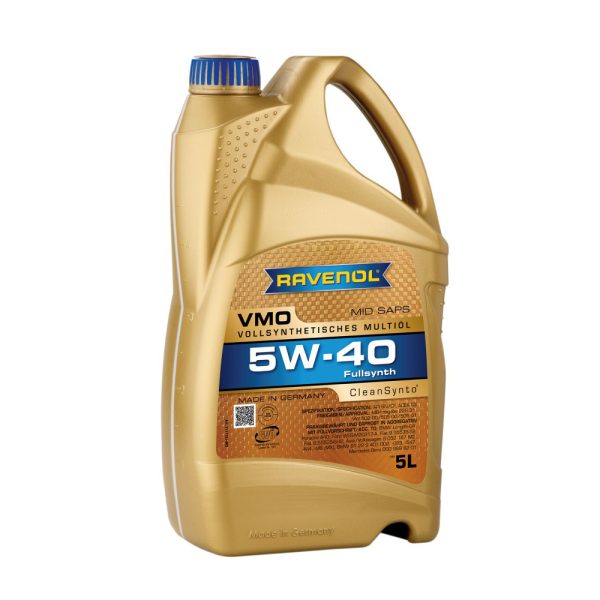 Моторно масло RAVENOL VMO 5W-40 5 л.